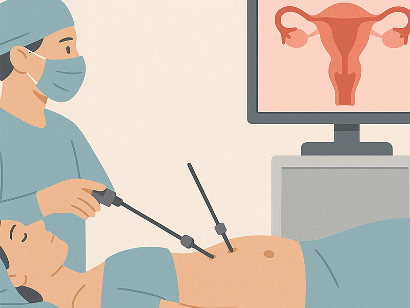 لاپاراسکوپی افتادگی رحم