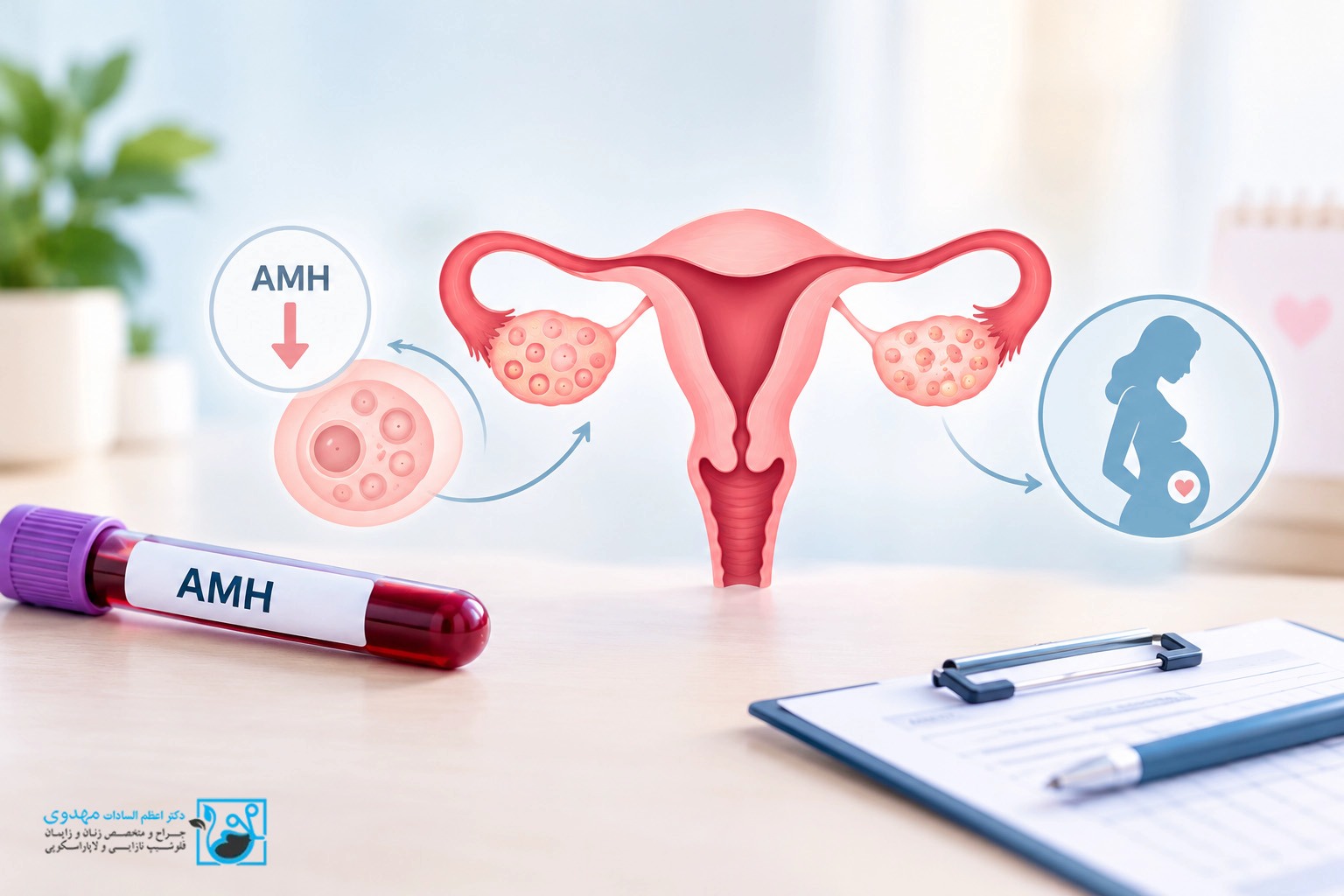 کاهش ذخیره تخمدان چیست؟ AMH پایین یعنی ناباروری؟